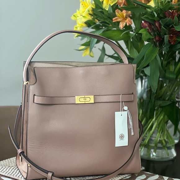 Tory Burch Handbags - 🔥 Tory Burch Lee Radziwill Double Satchel Bag Purse mallow